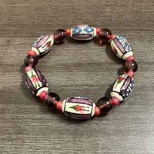 Ceramic Unique Beaded Bracelet